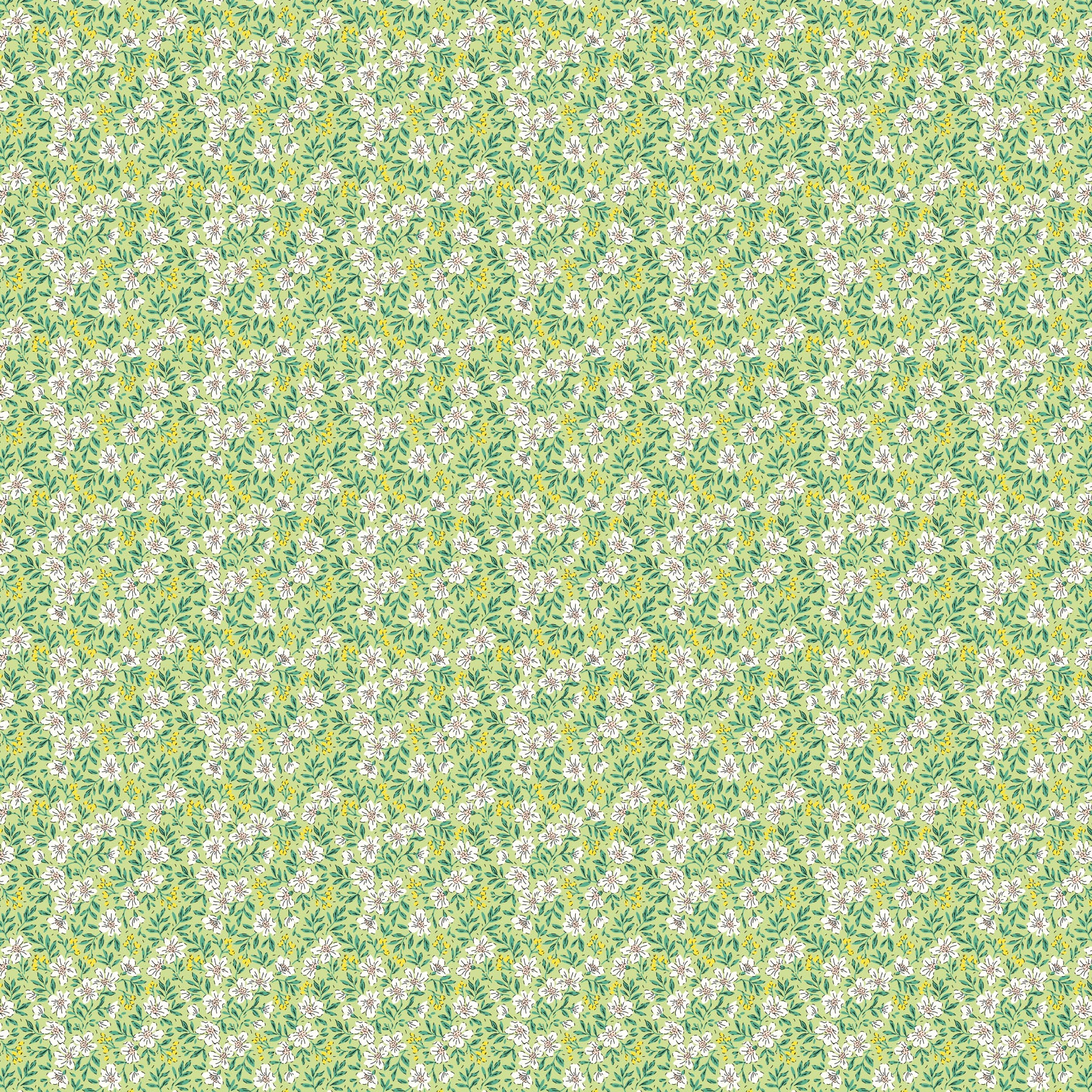 Pocket Posies by Figo Studio, Blossoms, Green