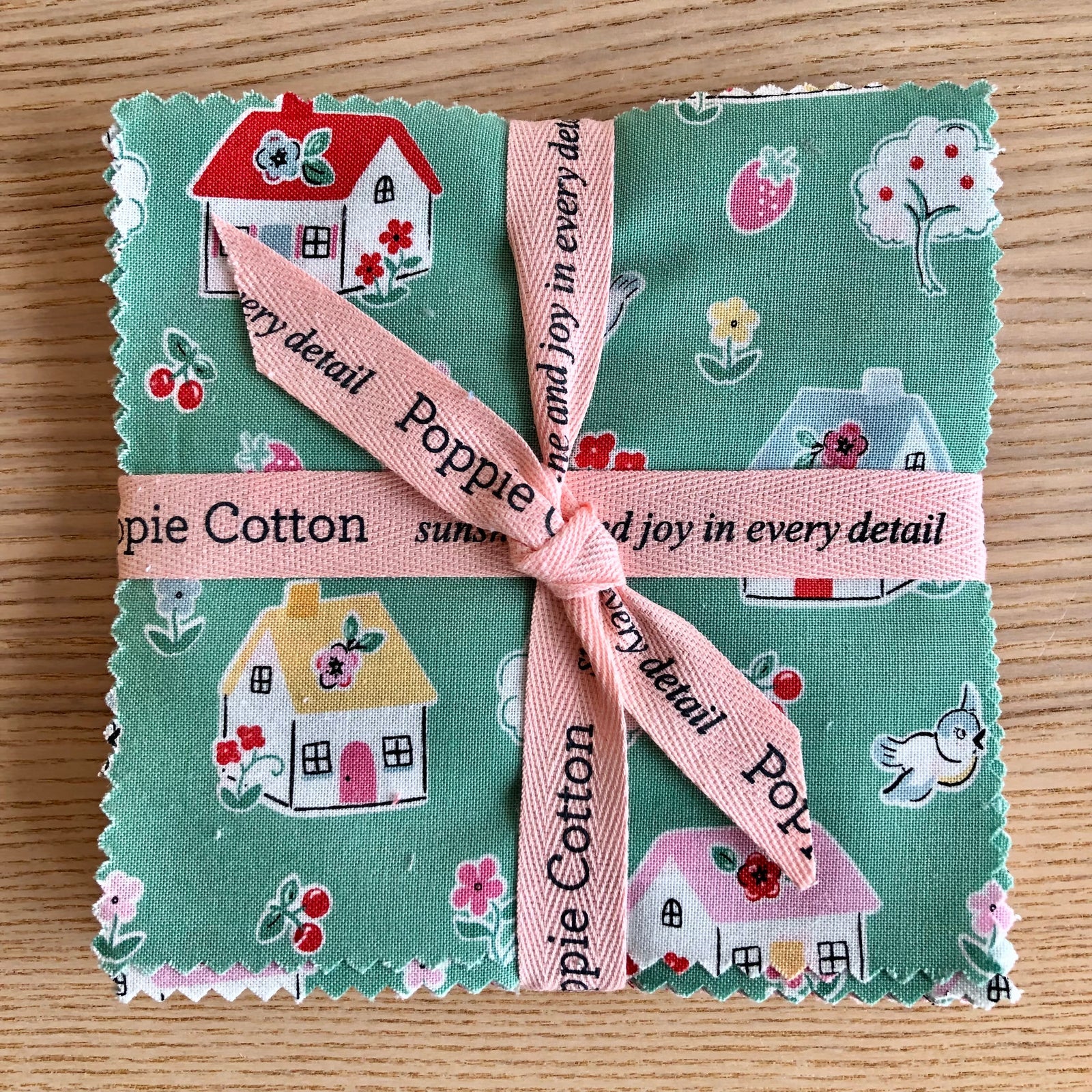 Poppie Cotton Home Sweet Home 5x5 Charms