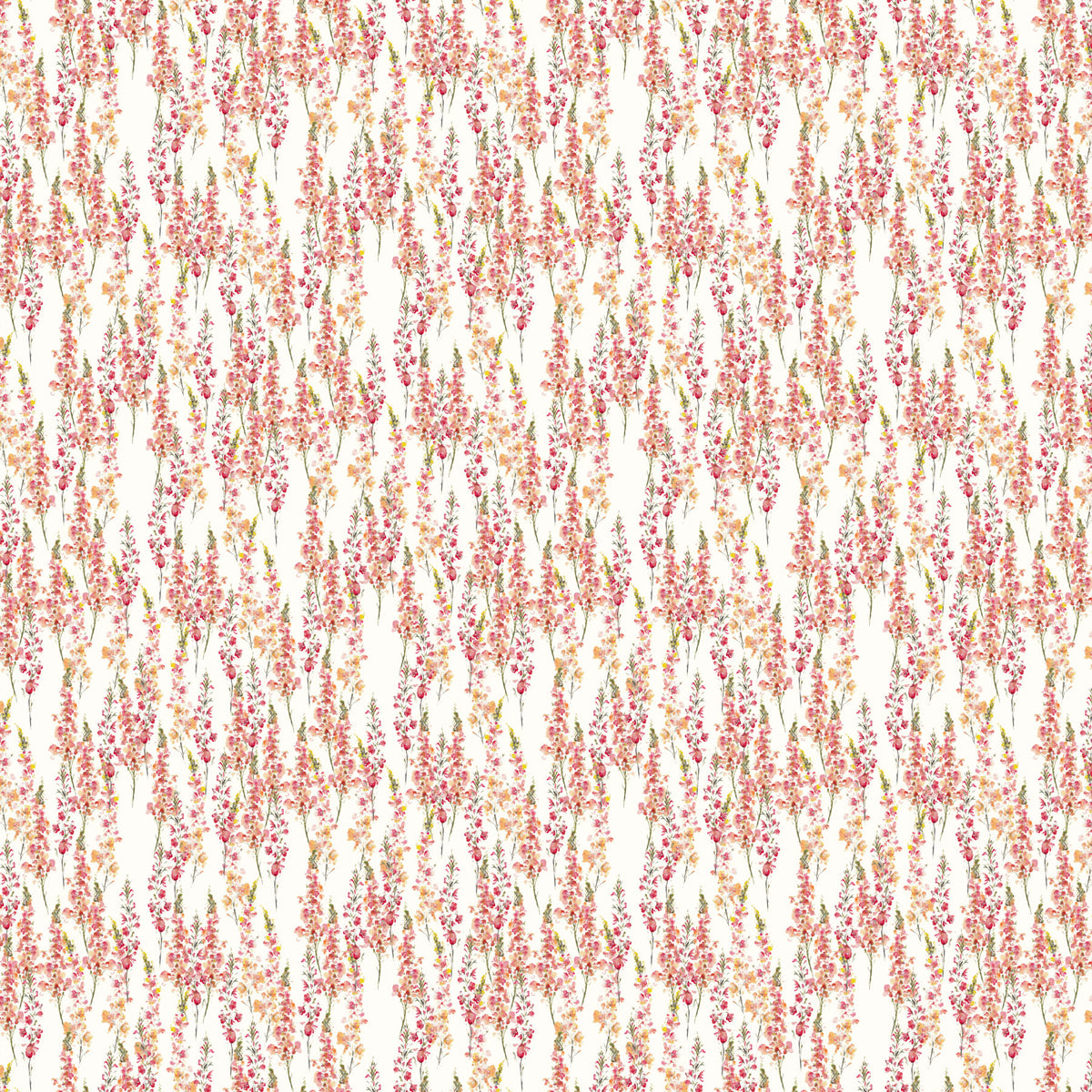 Flourish by Hina Mirza for Figo, Cone Flowers, Cream