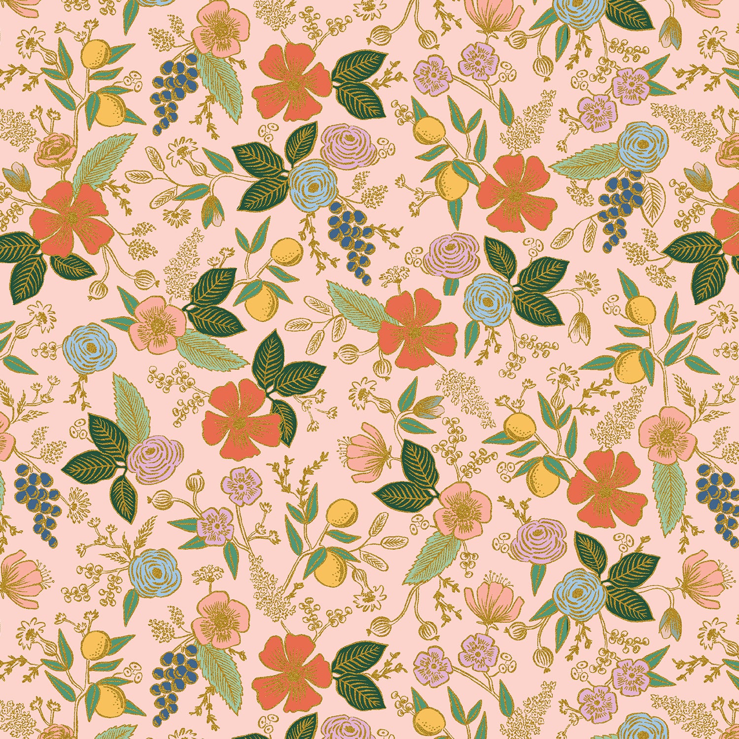 Orchard by Rifle Paper Co., Collette Blush Metallic