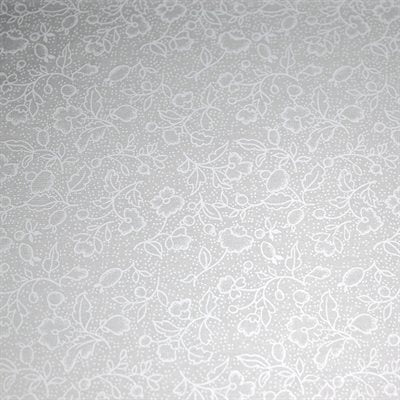 Muslin Prints, Vintage Floral White on White
