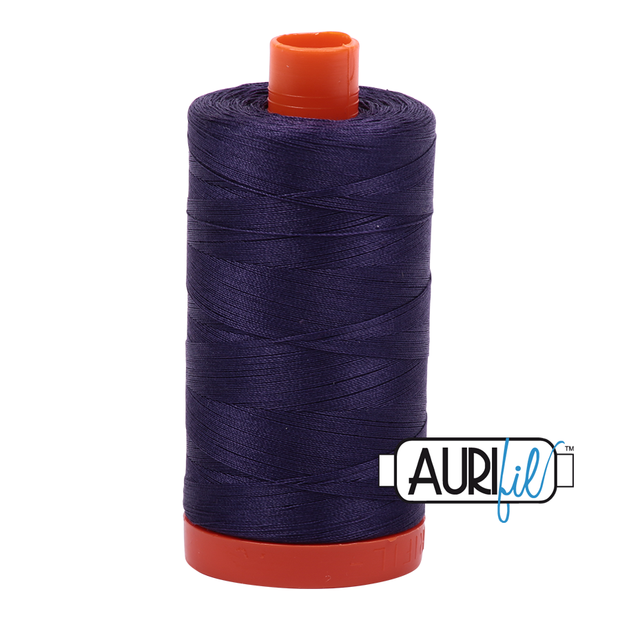 Aurifil 50 wt, 1422 yards, Dark Dusty Grape - 2581